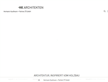 Tablet Screenshot of hermann-kaufmann.at